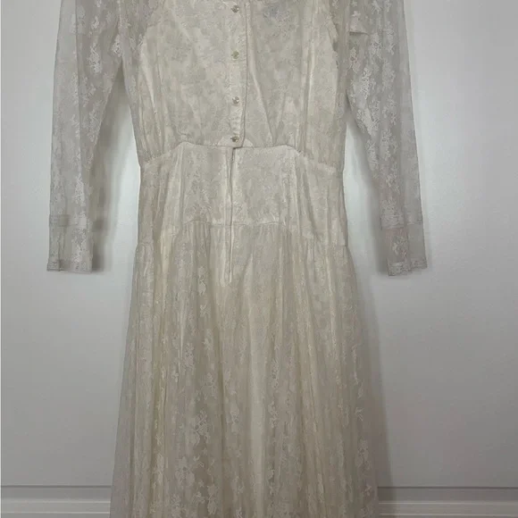 Scott McClintock Cream Lace Mini Dress - Picture 3 of 3